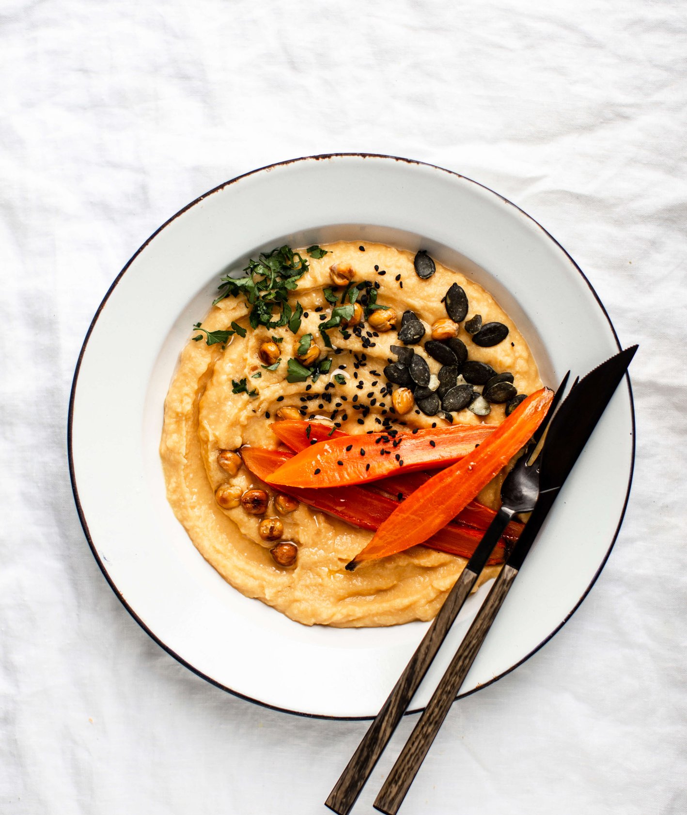 hummus z dynią, hummus z pieczoną marchewką, domowy hummus, jak zrobić hummus, hummus idealny, hummus dyniowy, zdrowy hummus, pasta do chleba, kuchnia libańska