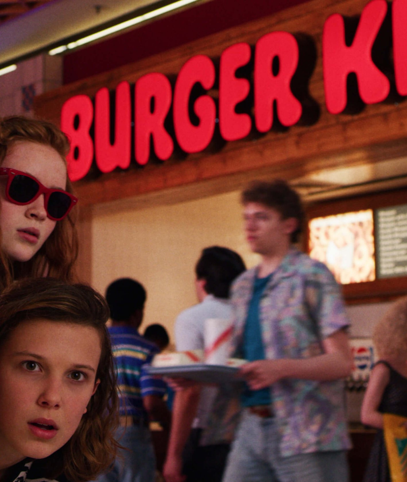 Kadr z trzeciego sezonu serialu Stranger Things