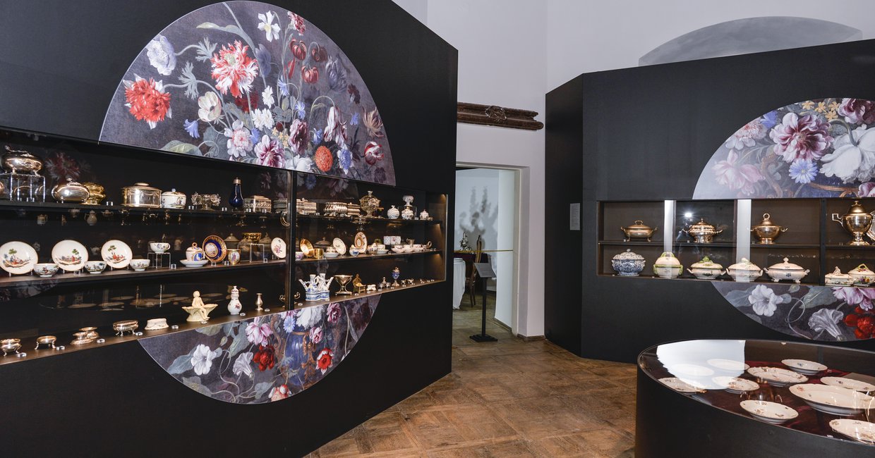 ekspozycja wystawy "O stołach i bankietach pańskich" w Muzeum Narodowym w Kielcach