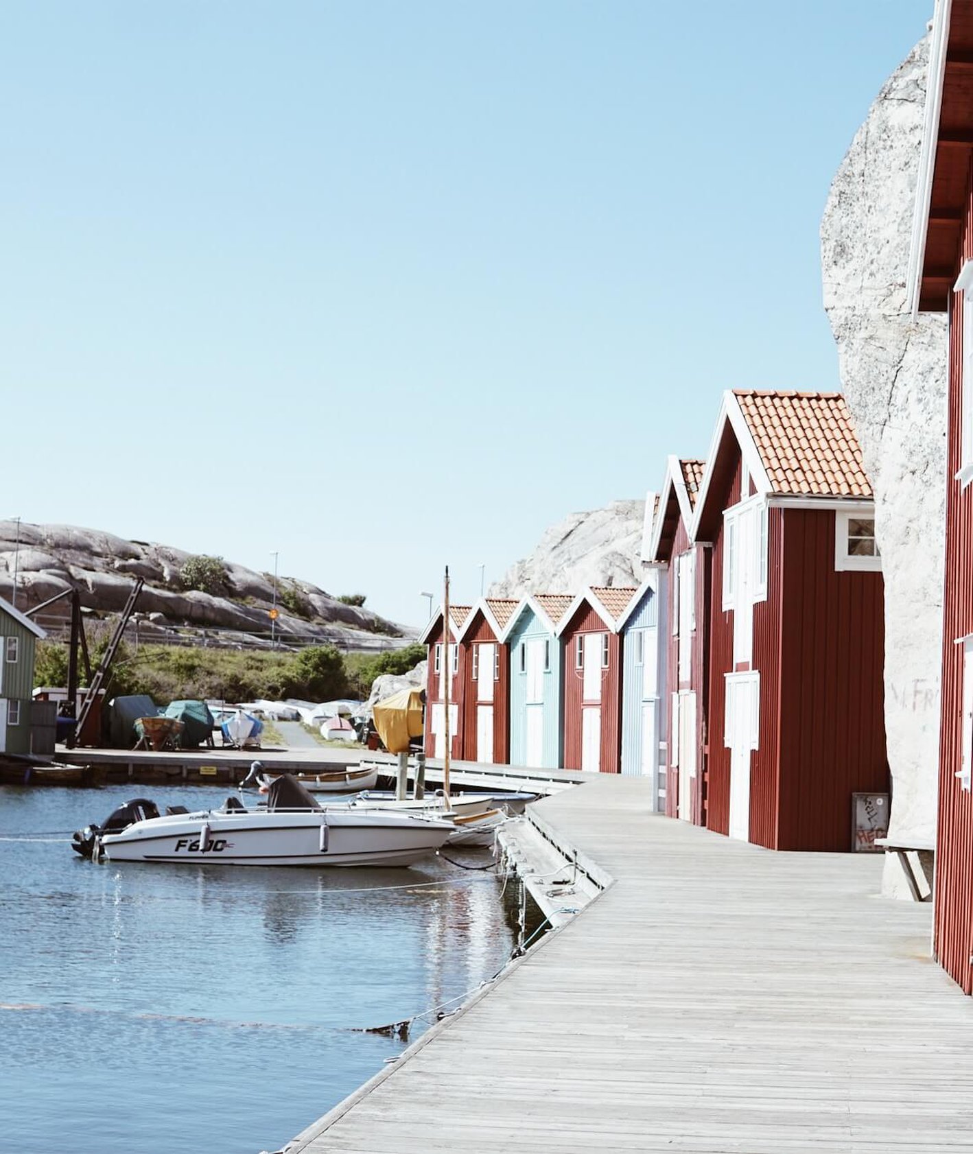 Smögen. Stary port rybacki