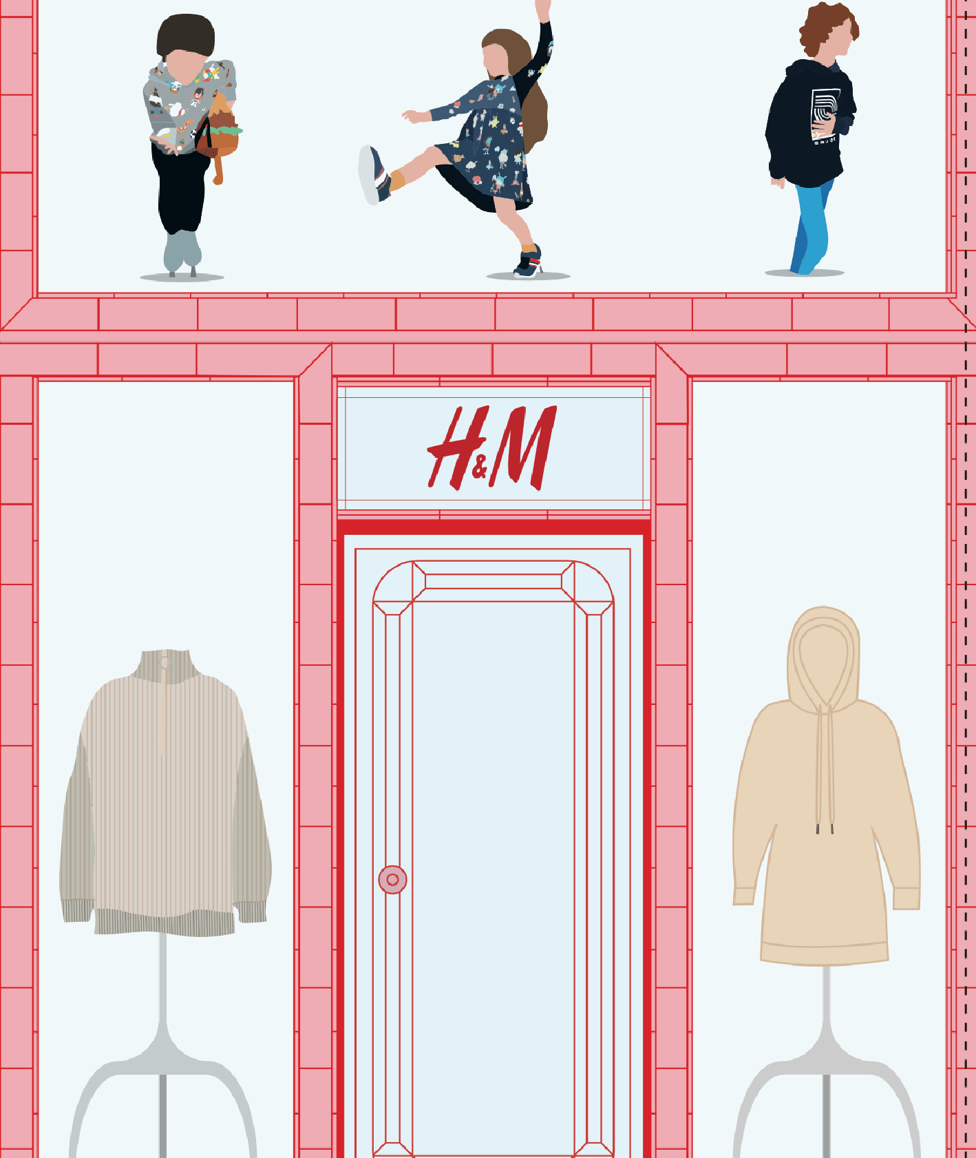 magazyn KUKBUK dzieciaki i H&M