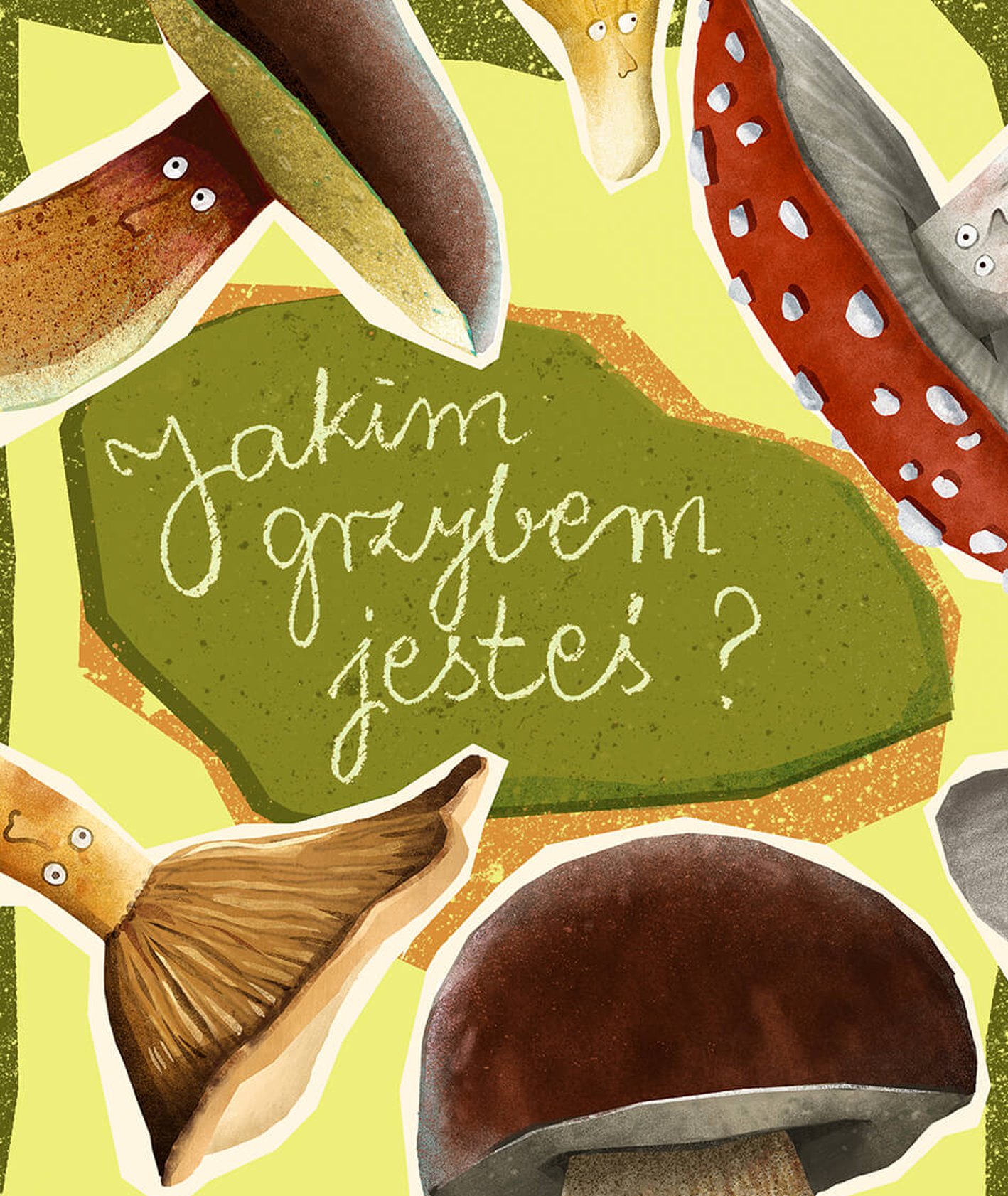 Jakim grzybem jesteś? – QUIZ (il. Urszula Mierzwa)